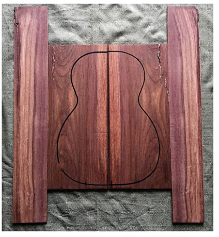 23 26-Zoll-Ukulele Palisander-Rückseite Und Seitenwände Aus Massivem Holzfurnier-Gitarrenmaterial DIY Bausatz E-Gitarre (Color : 9)