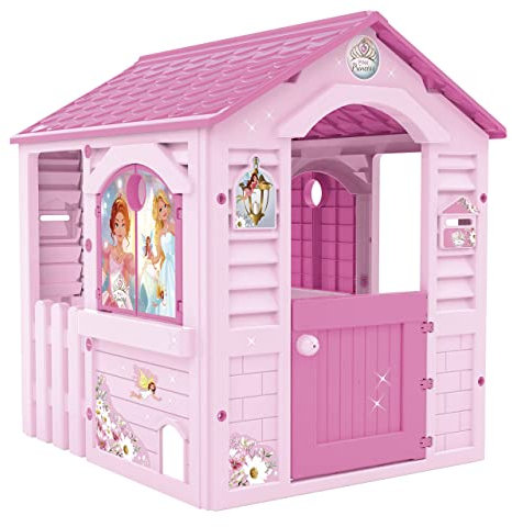 Chicos - La Maison Pink Princess | Maison Extérieur Enfant | Cabane de Jardin pour Enfants | Robuste et Durable avec Montage Facile +24 Mois | Rose (89613)