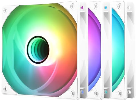 Thermalright TL-C12W-S V3 ARGB CPU Cooler Fan - 120mm PWM Silent Fan with 1500RPM Speed, Mirror Light Effect