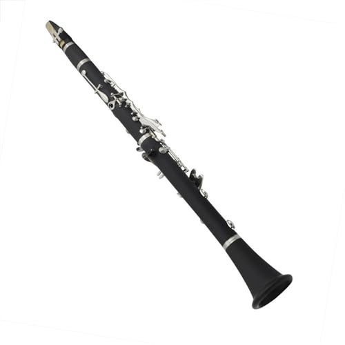 Klarinetten-Set Klarinette Aus Holz Mit 17 Tasten Und Riementuch, Professionelles Klarinetten-Schwarz-Orchester-Musikinstrument Für Anfänger