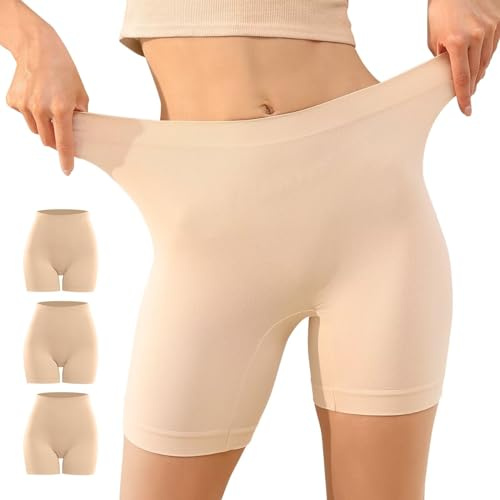YouShow 3 Pack Pantalon Antirozaduras Mujer Debajo Falda Vestir Bragas