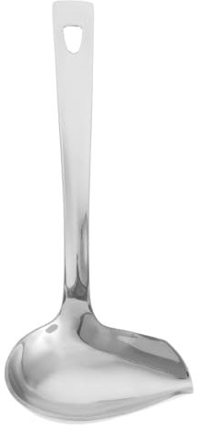MAGICLULU 2pcs Oil Soup Spoon Fat Separator Scoop Stainless Steel Serving Spoon Easy Clean Kitchen Gadgets