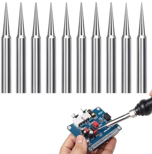 VURYAPI 10 Stück 900M-T-B Lötspitze Ersatz Lötspitzen Set 900M Lötstation Tool
