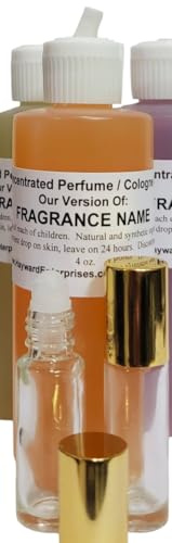 HYWD Enterprises Perfume Oil Compares to LIBRE FLOWERS & FLAMES for women, Fragrance Rendition, Designer Inspired, Eau de Parfum, Large 4 oz. (120ml) with 2 Empty Roll-ons