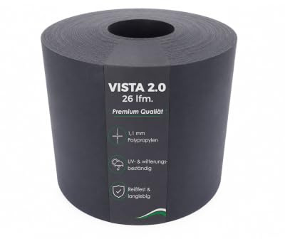 Zaundirekt Sichtschutzrolle 26 lfm. Vista 2.0 anthrazit RAL 7016