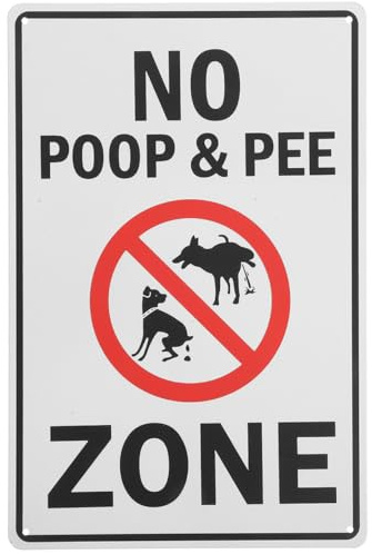 Cabilock Cartello di avvertimento con cane che cammina con la punta calda, non fa pipì, per parco, giardino, resistente alle intemperie, divertente promemoria per i proprietari di cani per mantenere