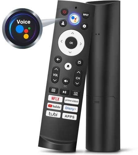 Only for Voice Replacement Hisense-TV-Remote-Control, for Hisense-Google-Smart-TV-4K LED QLED UHD ULED