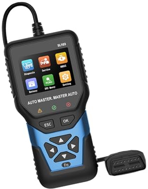 2. Escáner Automático Portátil Profesional: 8 Funciones De Mantenimiento Diagnóstico ABS/SRS Y Multilenguaje | Herramienta Reinicio Mantenimiento Automotriz Diseño Liviano