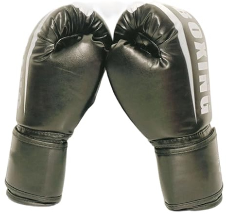 MZRAN 1 par de guantes de boxeo con tecnología de absorción de golpes, muñequeras seguras para lucha, competición, entrenamiento profesional de boxeo para fitness