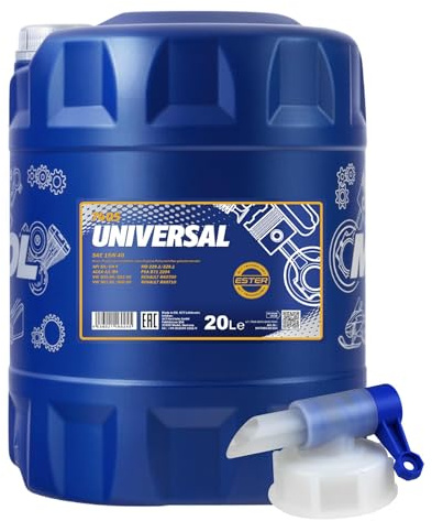 20L MANNOL Motoröl Universal 15W-40 API SN/CH-4 Engine Oil Öl inkl Auslaufhahn