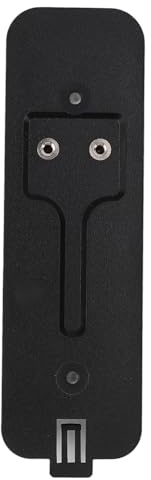 Akozon Placa Posterior para Timbre con Video Blink - Placa Posterior de Plástico de Repuesto para Timbre con Accesorio de Montaje y Kit de Instalación (BLACK)