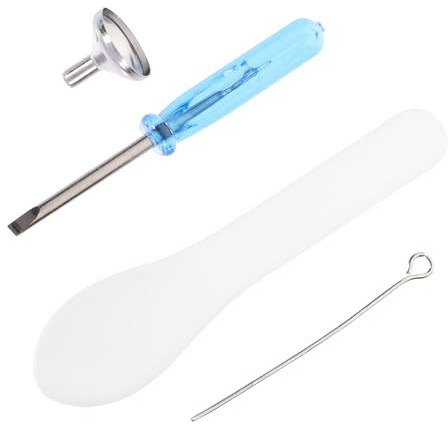 SMASOLO Kit de Remplissage Entonnoir Mini-Urne Acier Inoxydable Compact Tournevis pour Bijoux Funéraires, Urnes et Colliers Pendentifs, pour Crémation et Souvenirs