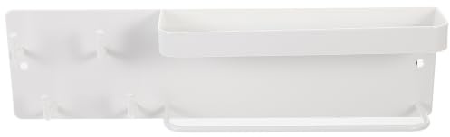 iplusmile Porte-clés Mural Magnétique Blanc en Acier au Carbone