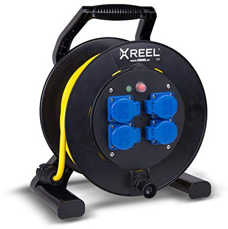 Kabeltrommel XREEL 230V/16A IP54 PVC K35 AT-N07V3V3-F 3x2,5mm² gelb 9350155-p 50m