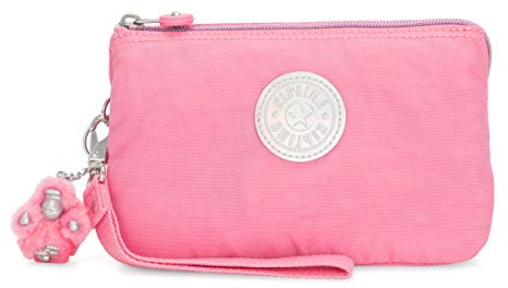 Kipling CREATIVITY XL in Cool Pink Hologramm, Cooles rosa Hologramm, 23 Length x 15 Height x 6 Width cm