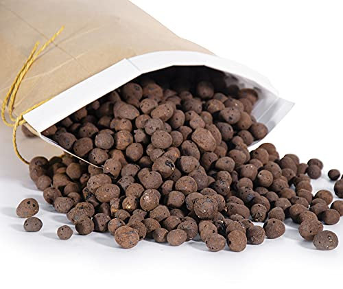 Bolas de Relleno de cerámica para macetas, Cuentas de Arcilla porosa expandida, tamaño de 2 Libras