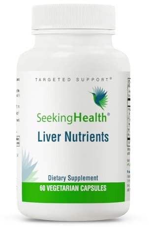 Seeking Health Kosttillskott Levernäringsämnen - Leverstöd, Avgiftning - Mjölktistelextrakt, Taurin, N-Acetylcystein - Unik Näringsblandning - 60 Vegetariska Kapslar
