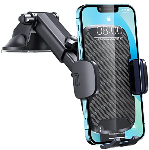 SKBSD Handyhalterung Auto Handyhalter fürs Auto [Stabilere Version & nie wackeln] Kfz Handyhalterung Saugnapf Halter Smartphone Halterung Auto für iPhone Samsung Huawei Mate LG