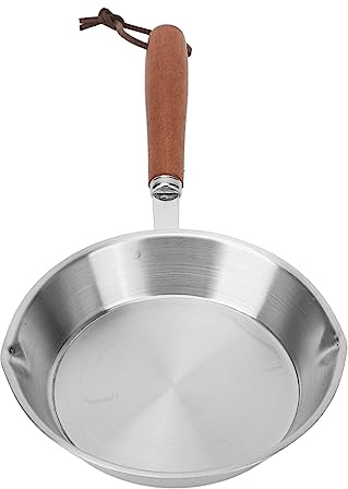 Stainless Steel Frying Pan Non Stick Egg Pan Fry Pan for Household Restaurant Induction Cooker Frying Pan Stainless Steel (12 CENTIMETRI)