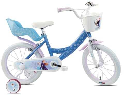 Tecnobike Shop Bici per Bambina Bicicletta Denver Albri Frozen - Taglia 16 pollici