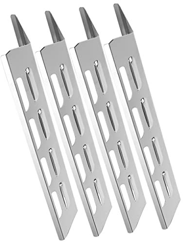 yuwqqoajv 4 Stücke Edelstahl Grill Gasgrill Ofen Heizplatte Ersatz BBQ Rohr Kit Brenner Abdeckung arbeitssparende für