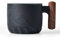 ERBO Espressotassen 70 ml, Premium Espresso Tassen mit Henkel, Mini Teetasse Kaffeetasse aus Keramik, Kleine Espressotassen, Espresso- & Mokkatassen, Kaffeebecher für Espresso, Tee, Latte (Schwarz)