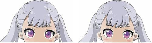 Anime Sticker - Black Clover Peeker - Auto Aufkleber - 2 Stück - 9 cm (Noelle)