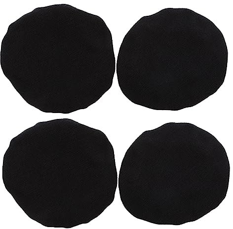 MERRYHAPY 4pezzi Protezioni Auricolari Elasticizzate in Cotone Per Cuffie Assorbono Sudore e Impediscono La Polvere