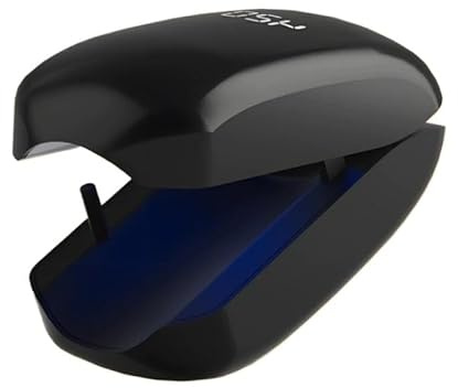 2 en 1 Lampe UV Ongles, Laser Mycose Ongle Pied avec Lime à Ongles, Lumière Bleue 500nm et Infrarouge 940nm, Rechargeable et Portable, Séchage Rapide, pour Manucure Domicile Soin Ongles (Noir)