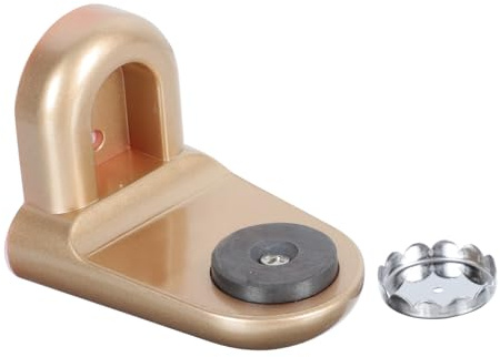 Ciieeo Portasapone magnetico da bagno, montaggio a parete, contenitore per sapone in metallo resistente ad asciugatura rapida, organizer per lavandino doccia in oro