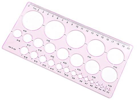 Nipple Ruler 27Size Diameter Breastpump Flange Sizing Ruler Measuring Card Tool for Nipple Diameter Flange Tool Breastfeeding