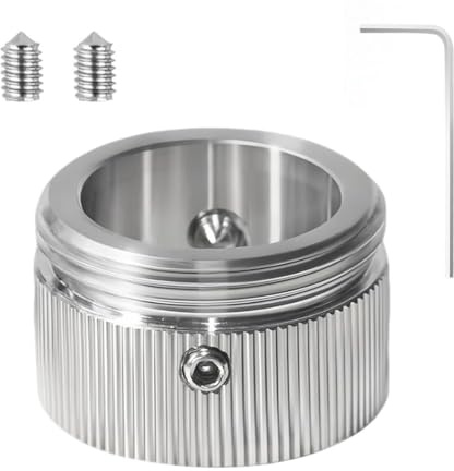 YOFDAL 1 SET Heizkörper thermostat Adapter M30x1.5 aus 304 Edelstahl Heizungsventil Adapter für RA RAV RAVL Ventil Heizkörperventil Thermostatkopf Adapter mit Sechskantschlüssel