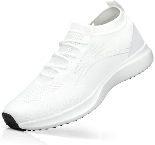 Puweco Zapatillas Running Hombre Transpirables Ligeras para Correr Gimnasio Fitness Tenis Trekking Trabajo Sneakers Casual Deportivas Multideporte