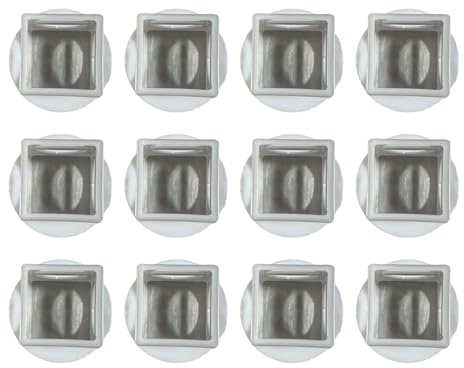 EXQIOUR 12 lotti Riutilizzabili Piantine Germinazioni Vassoio multiuso Hydroponic Nursery Vasi per coltura idroponica e suolo Piantare Piante Vassoio Crescita