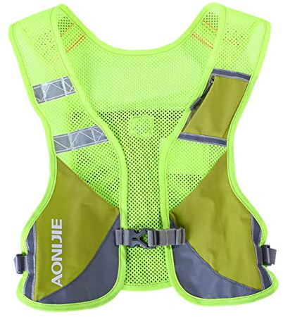 AONIJIE Ultraleicht Trinkrucksack Laufen Marathon Rucksack Getränketasche (Grün)