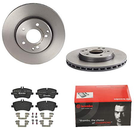 2 Bremsscheiben belüftet 288 mm + Bremsbeläge Vorne von Brembo (1420-53730) Bremsensatz Bremsanlage Bremsen-Kit,Bremsenset, Bremsscheiben, Bremsbeläge, Bremsen-Set, Beläge, Bremsbelag, Bremsbelagsatz,