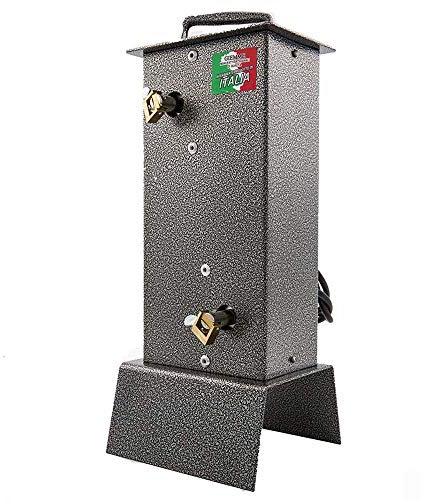 GIEMME Tournebroche BM Décalé Pour Cheminée ou Barbecue, Électrique, 2 Moteurs