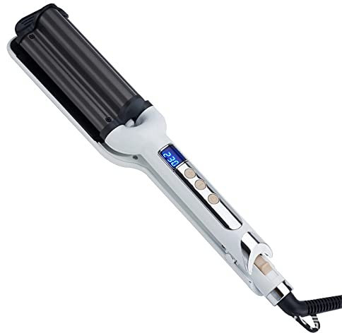 YONAIL 3 Barrel Hair Waver Ceramic Curling Iron Tongs Hair Curler for Short Long Hair with LCD Display Triple Barrel Hair Curler Big Waving Iron Styling Tools