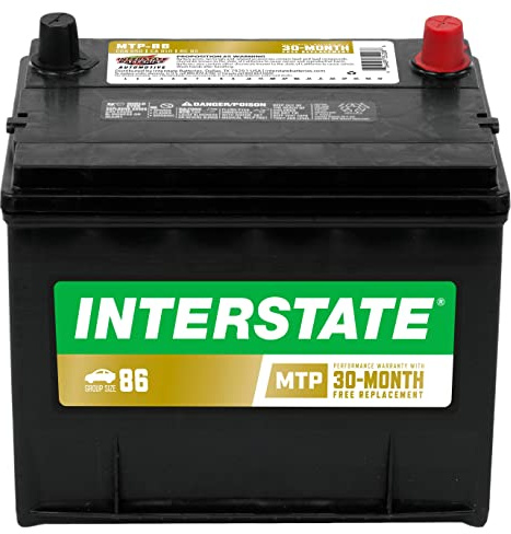 Interstate Batteries Group 86 Car Battery Replacement (MTP-86) 12V, 650 CCA, 30 Month Warranty, Replacement Automotive Battery for Cars, Trucks, SUVs
