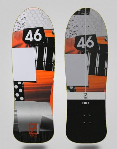 Holz Monopatin Skateboard Surfskate Deck Picta Red Holy 9x30