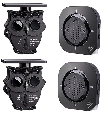 BetterLink uppfartslarmsystem väderbeständig rörelsesdetektor och sensor för utomhusbruk med 120 dB siiren, ljud- och ljusvarningssystem gör det enkelt att övervaka och skydda utomhus/inomhusegenskap