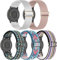 Bracelets en nylon de 22 mm – Compatible avec Garmin Vivoactive 4, Venu 2, Forerunner 265/255/255 Music – Sangles à boucle élastique compatibles avec Amazfit GTR 4, GTR 3, GTR 2