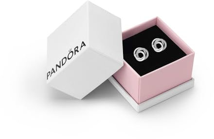 Pandora Moments Sterling Silver Family Always Encircled Stud Earrings, With Gift Box