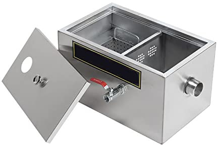 Sifone per grasso per acque reflue in acciaio inossidabile per sottolavello - Filtro antigrasso per cucine di ristoranti e hotel