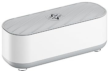 Qiaohome Detergente Ad Ultrasuoni per Gioielli Macchina Ad Ultrasuoni Portatile A Basso Rumore Pulitore Ad Ultrasuoni per Tutti I Gioielli, Occhiali, Orologi, Monete, Rasoi