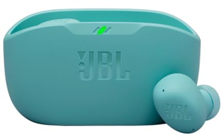 JBL Wave Buds Kabellose Bluetooth-Kopfhörer V5.3, aktive Geräuschunterdrückung, Multi-Gerät-Verbindung, App für zusätzliche Bass-Equalizer, Entspannungsmodus, Schnellladung,