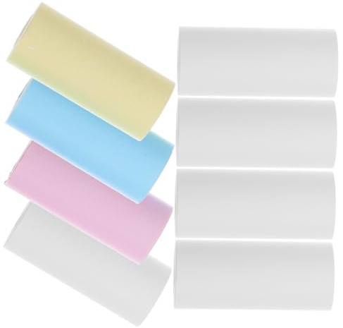 NUOBESTY Rollo de Papel Adhesivo Térmico 18 Rollos Minipapel para Impresora Minipapel para Impresora sin Tinta para Niños Y Niñas Etiquetas para Impresora Fotográfica Mini para Cámara Instantánea