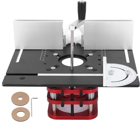di sollevamento del tavolo del router Base di sollevamento manuale in metallo Corsa 51 mm per macchinari per la lavorazione del legno