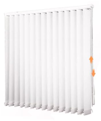 HDEYRSX Veneziane per Interno,Tende Verticali Oscuranti per Finestre,Protezione Solare,Tenda Scorrevole con Bande Verticali per Soggiorno,Camera da letto,Personalizzabili (150cm x 100cm)