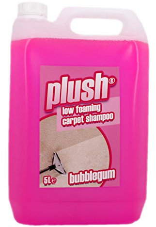 Carpet Shampoo Cleaner & Odour Deodoriser 5L Plush (BUBBLEGUM)